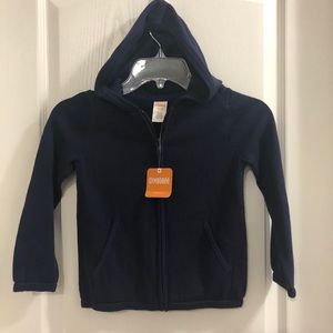 NWT Gymboree Zip Up Hooded Sweater Sz S